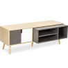Buy Wooden TV Stand - Scandinavian Design - Bjorn Grey 59659 in the Europe