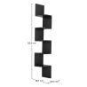 Isabella Scandinavian-style wall shelf with 5 shelves - Wood image 7