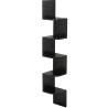 Isabella Scandinavian-style wall shelf with 5 shelves - Wood image 7