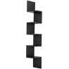 Isabella Scandinavian-style wall shelf with 5 shelves - Wood image 7