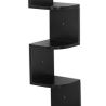 Isabella Scandinavian-style wall shelf with 5 shelves - Wood image 7