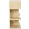 Scandinavian style low shelf with 5 compartments - Wood image 7