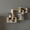 Buy Wooden Wall Shelf - Box Design - Boxes Natural wood 59645 Home delivery