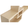 Buy Wooden Wall Shelf - Box Design - Boxes Natural wood 59645 at Privatefloor