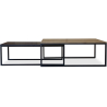 Buy Gregory set of 2 industrial coffee tables - Wood and metal Black 59284 - prices