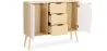 Wooden Sideboard - Scandinavian Design - 3 drawers - Roger image 7