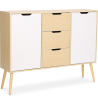 Buy Scandinavian style bicolour sideboard - Wood Natural wood 59652 - prices
