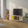 Buy TV unit sideboard Aren - Wood Yellow 59660 - in the EU