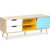 Buy TV unit sideboard Axe - Wood Multicolour 59718 at Privatefloor