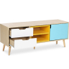 Buy TV unit sideboard Axe - Wood Multicolour 59718 in the Europe