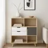 Wooden Bookshelf - Scandinavian Design - Pol image 7