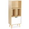 Buy Scandinavian-style sideboard bookcase with 4 compartments - Wood Natural wood 59647 - prices
