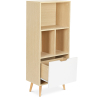Buy Scandinavian-style sideboard bookcase with 4 compartments - Wood Natural wood 59647 at Privatefloor
