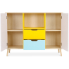 Buy Scandinavian style multicoloured sideboard bookcase - Wood Multicolour 59651 - prices