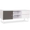 Buy Wooden TV Stand - Scandinavian Design - Norman Grey 59655 - prices