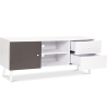 Buy Wooden TV Stand - Scandinavian Design - Norman Grey 59655 at Privatefloor