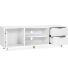 Buy Wooden TV Stand - Scandinavian Design - Waan White 59663 at Privatefloor