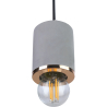 Buy Felippo hanging lamp - Metal and concrete Gold 59582 at Privatefloor