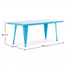 Buy Stylix Kid Table 120 cm - Metal White 59686 in the Europe