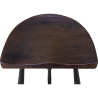 Buy Industrial Design Stool - Wood and Metal - 75 cm - Halona Black 59573 - prices