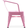 Buy Children's Chair with Armrests - Children's Chair Industrial Design - Steel - Stylix Pink 59684 - prices