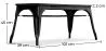  Industrial Design Bench - Wood and Metal - Stylix image 7