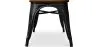 Industrial Design Bench - Wood and Metal - Stylix image 7