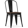 Buy Stylix Square Chair - Metal and Dark Wood Metallic bronze 59709 - in the EU