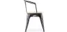 Dining Chair with Armrests - Wood and Steel - Stylix image 7