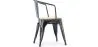 Dining Chair with Armrests - Wood and Steel - Stylix image 7