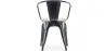 Dining Chair with Armrests - Wood and Steel - Stylix image 7