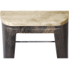 Buy Stylix stool  - Metal and Light Wood - 76cm  Metallic bronze 59704 home delivery