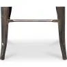 Industrial Design Bar Stool - Steel & Wood - 76cm - Stylix image 7