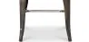 Bar Stool - Industrial Design - Wood & Metal - 76cm - Stylix image 7