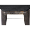 Buy Stylix stool - 76cm - Metal and dark wood Metallic bronze 59697 Home delivery