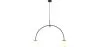 Glass Ball Ceiling Lamp - 2-Arm Pendant Lamp - Josephine image 7