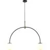 Glass Ball Ceiling Lamp - 2-Arm Pendant Lamp - Josephine image 7