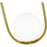 Buy Globe Ceiling Lamp - Golden Pendant Lamp - Ruby Gold 59624 in the Europe