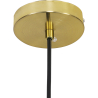 Buy Globe Ceiling Lamp - Golden Pendant Lamp - Ruby Gold 59624 Home delivery