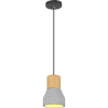 Buy Wood and Concrete Ceiling Lamp - Scandinavian Design Pendant Lamp - Minnie Natural wood 59621 - prices