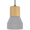 Buy Wood and Concrete Ceiling Lamp - Scandinavian Design Pendant Lamp - Minnie Natural wood 59621 at Privatefloor