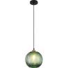 Buy Viola Hanging Lamp - Metal and Glass Green 59625 - prices