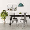 Buy Steel Dining Chair - Industrial Design - New Edition - Stylix Steel 59802 in the Europe