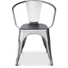Buy  Stylix chair with armrests New Edition - Metal Metallic bronze 59809 at Privatefloor