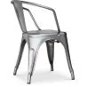 Dining Chair with Armrests - Steel - New Edition - Stylix image 7
