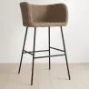 Rattan Stool with Armrests - Boho Bali Design - Ishita image 7