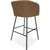 Rattan Stool with Armrests - Boho Bali Design - Ishita image 7