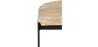 Industrial Design Bar Stool - Wood & Metal - 60cm - Lia image 7