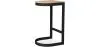 Industrial Design Bar Stool - Wood & Metal - 60cm - Lia image 7