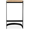 Buy Industrial Design Bar Stool - Wood & Metal - 60cm - Lia Black 59719 - in the EU